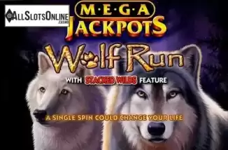 Screen1. MegaJackpots Wolf Run from IGT