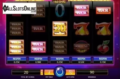 Win Screen . Million Coins Respins from iSoftBet