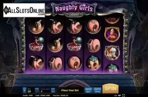 Scatter screen. Naughty Girls Cabaret from Evoplay Entertainment