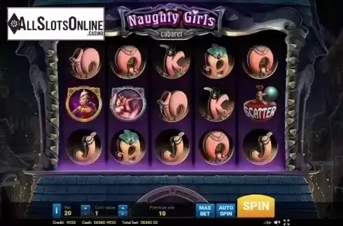 Reel screen. Naughty Girls Cabaret from Evoplay Entertainment