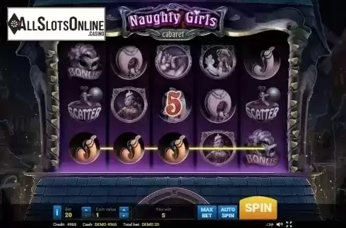 Win screen. Naughty Girls Cabaret from Evoplay Entertainment