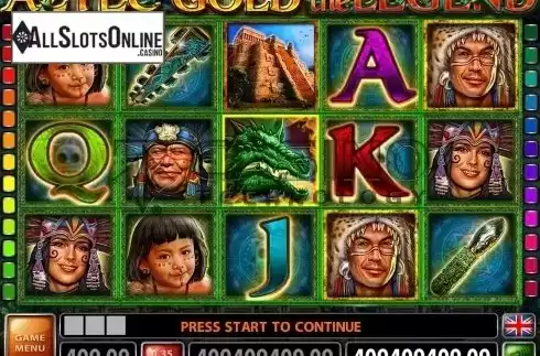 Screen3. Aztec Gold The Legend from Casino Technology