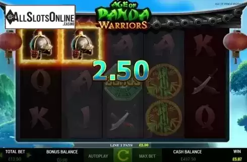 Win Screen 1. Age of Panda Warriors from ReelFeel Gaming