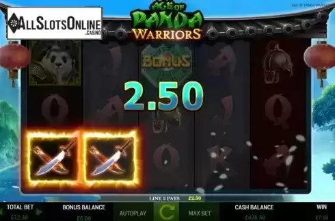 Win Screen 3. Age of Panda Warriors from ReelFeel Gaming