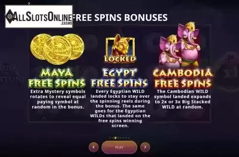 FS bonuses screen 2