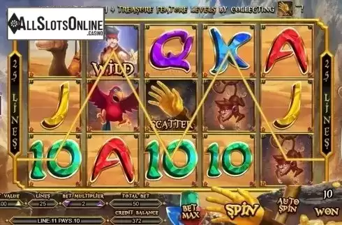 Win Screen 2. Aladdin Hand Of Midas from TOP TREND GAMING