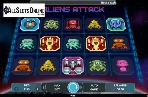Reel Screen. Alien Attack (Bet2Tech) from Bet2Tech
