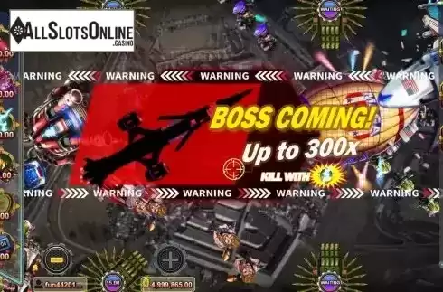 Boss Coming Screen