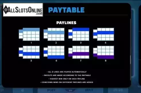 PayLines Screen