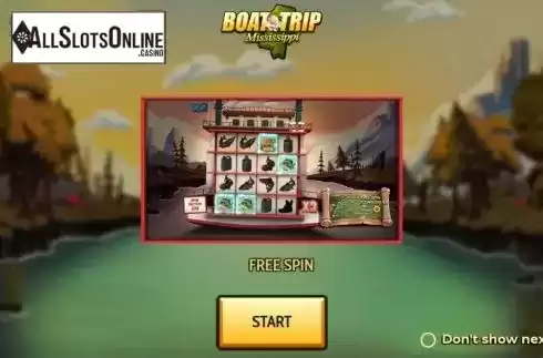 Start Screen. Boat Trip Mississippi from Spinmatic