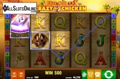 Win Screen 2. Book Of Crazy Chicken from Bally Wulff