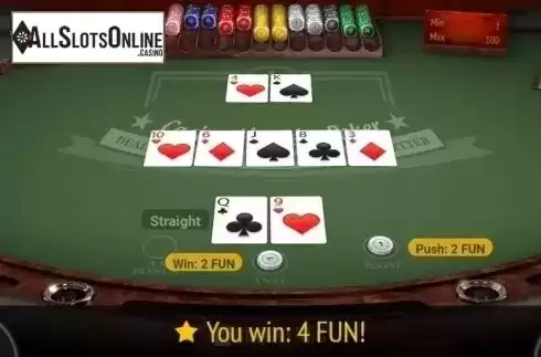 Win Screen. Casino Hold'em (BGaming) from BGAMING