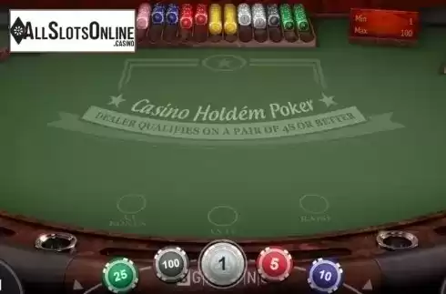Game Screen 1. Casino Hold'em (BGaming) from BGAMING