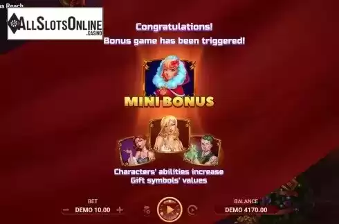 Bonus Game Win Screen