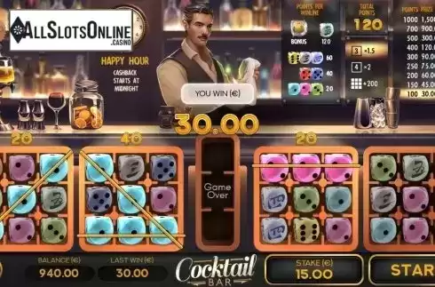 Win Screen 2. Cocktail Bar (Air Dice) from Air Dice