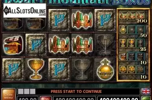 Screen5. Dwarf Mountain Riches from Casino Technology