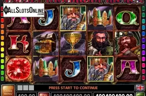 Screen3. Dwarf Mountain Riches from Casino Technology