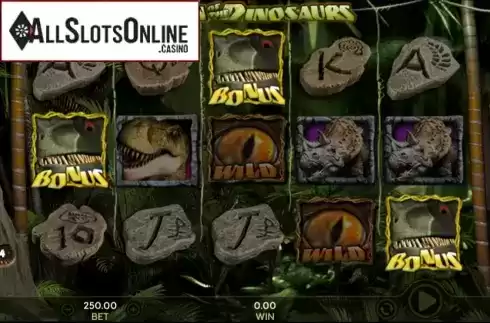 Dawm of the Dinosaurs. Dawn Of The Dinosaurs from 888 Gaming