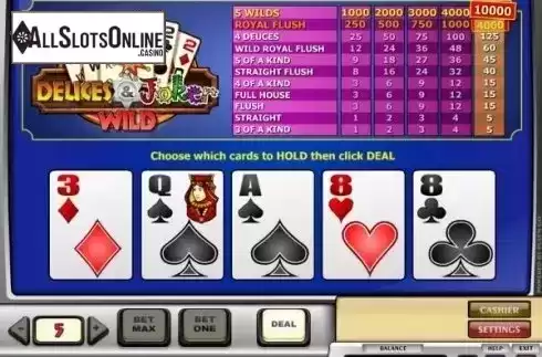 Game Screen 1. Deuces and Joker Wild (Play'n Go) from Play'n Go