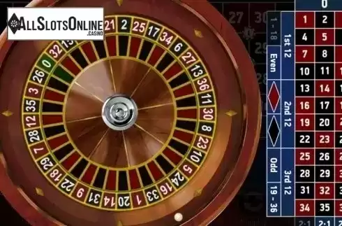 Game Screen. European Roulette VIP (Spinomenal) from Spinomenal