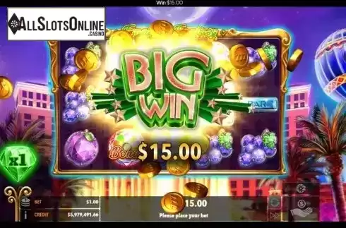 Win Bonus wheel / Bonus Game screen