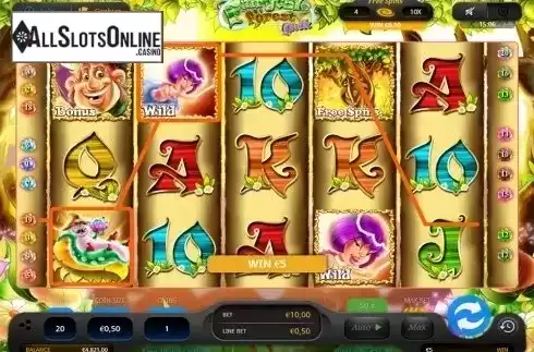 Free spins screen. Fairytale Forest Quik from Oryx