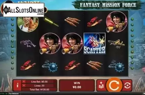 Reel Screen. Fantasy Mission Force from RTG