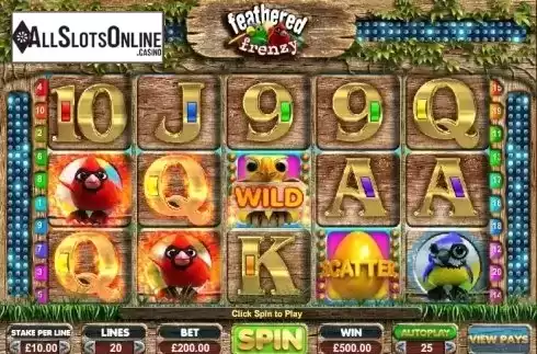 Wild. Feathered Frenzy Slot from Big Time Gaming