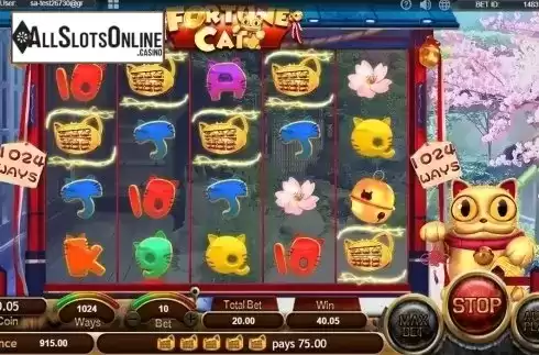 Win screen 3. Fortune Cat (SimplePlay) from SimplePlay