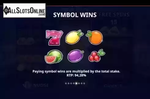 Symbol wins screen