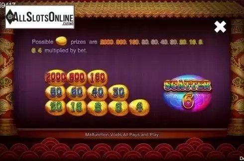 Paytable. Golden Eggs (CQ9Gaming) from CQ9Gaming