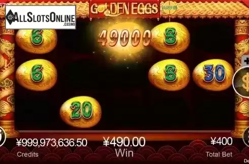 Win Screen. Golden Eggs (CQ9Gaming) from CQ9Gaming