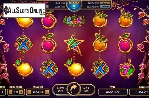 Reels screen. Golden Fruits (NetGame) from NetGame