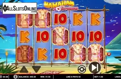 Free Spins Gameplay Screen