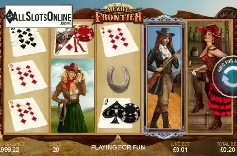 Screen 4. Heart of the Frontier from Playtech