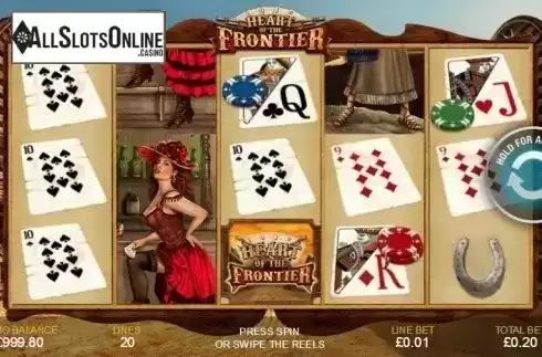 Screen 2. Heart of the Frontier from Playtech