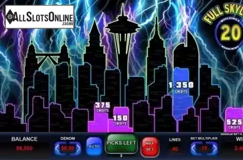 Bonus Game. High Voltage Blackout from Everi