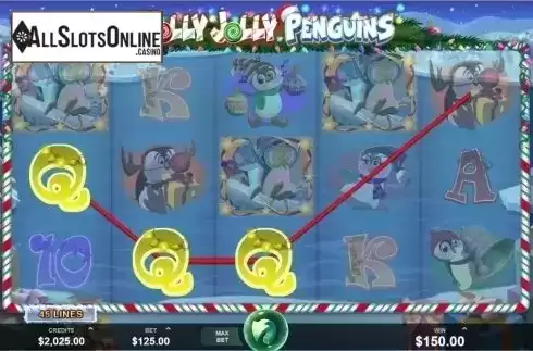 Win Screen 2. Holly Jolly Penguins from Fortune Factory Studios