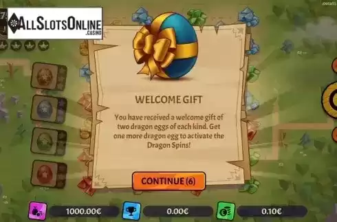 Welcome Gift Screen