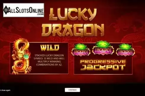 Start Screen. Lucky Dragon (iSoftBet) from iSoftBet