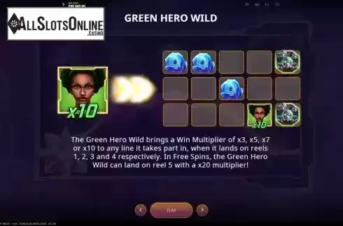 Green Hero wild screen