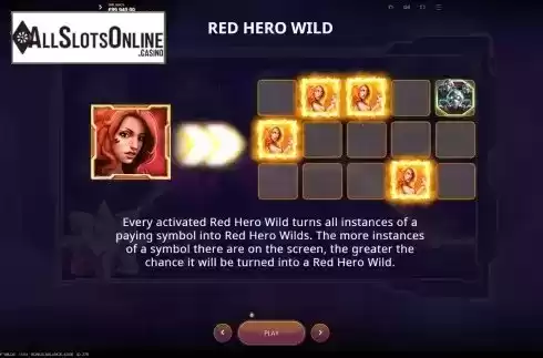 Red Hero wild screen