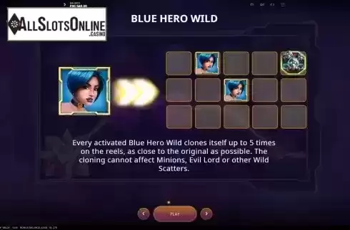 Blue Hero wild screen