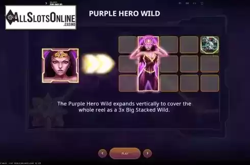 Purple Hero wild screen