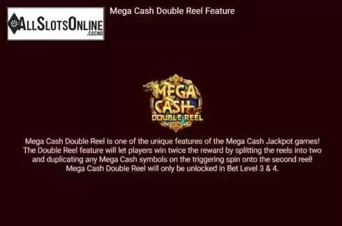 Mega Cash Double Reel Feature