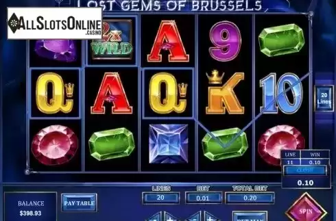 Win Screen 2. Lost Gems of Brussels from Pragmatic Play
