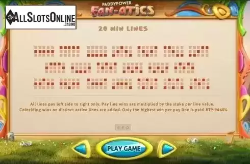 Screen3. Paddy Power Fan-atics from Cayetano Gaming