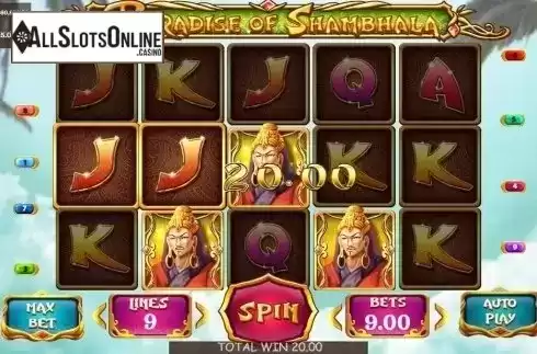 Free Spins 3. Paradise of Shambhala from Vela Gaming