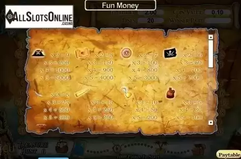 Screen2. Pirates Treasure Hunt from SkillOnNet