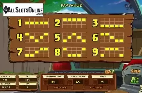 Paylines. Plants vs Zombies (IGT) from IGT